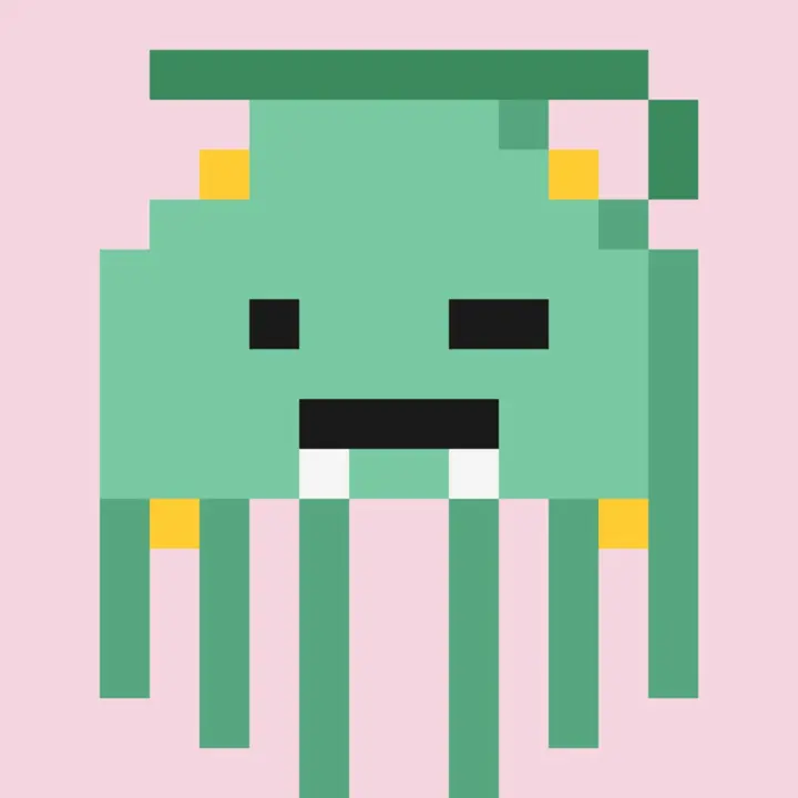 Pixel Squids NFT artwork 4