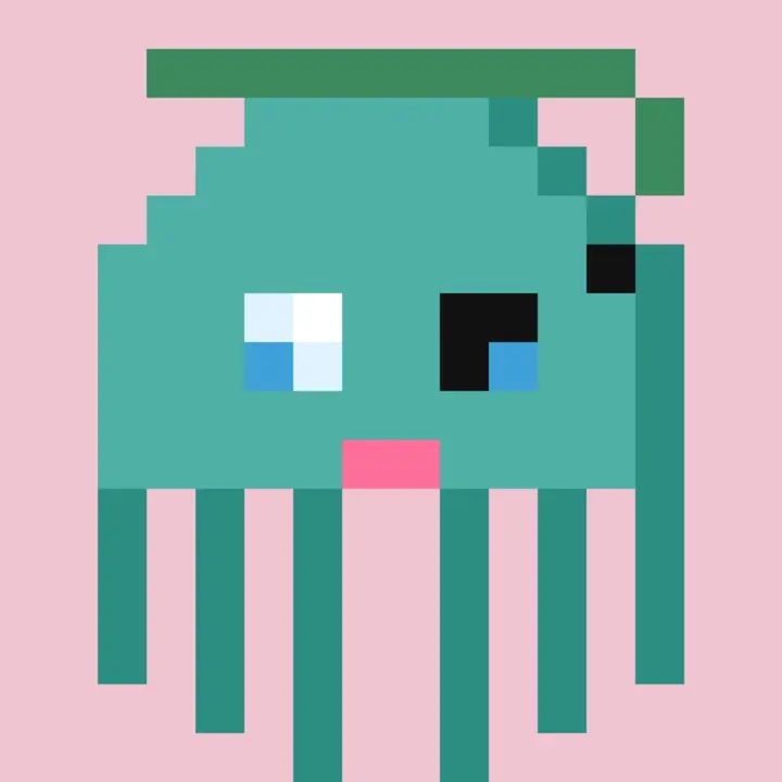 Pixel Squids NFT artwork 5