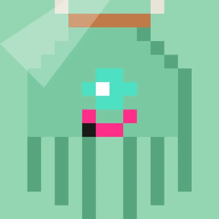 Pixel Squids NFT artwork 6