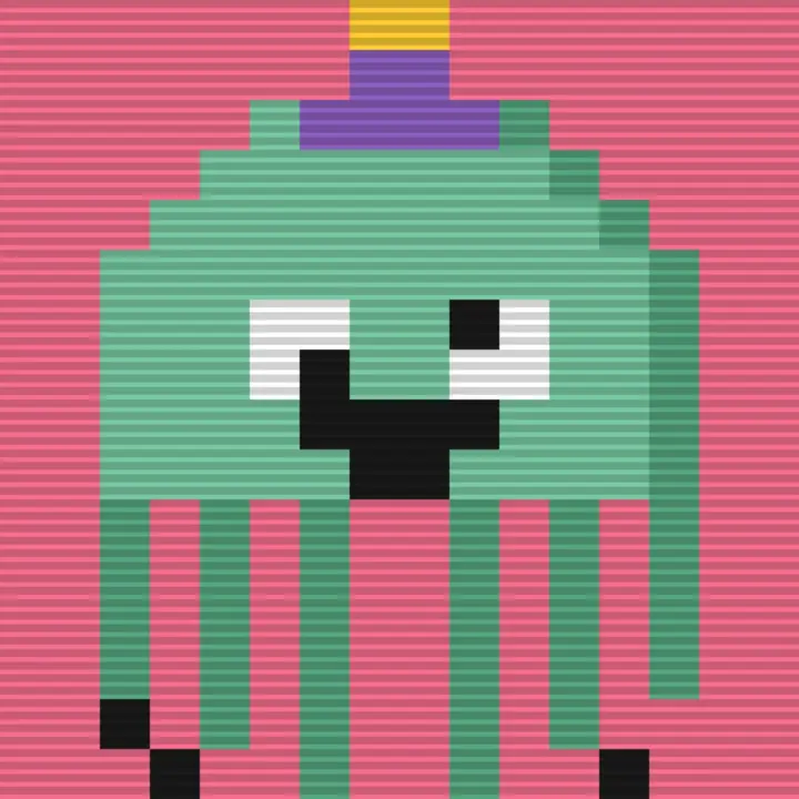 Pixel Squids NFT artwork 8