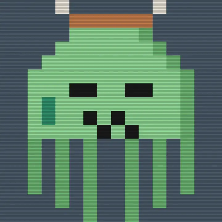 Pixel Squids NFT artwork 9